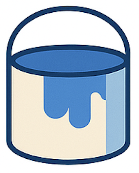 Exterior paint can